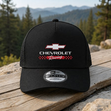 Chevrolet Racing Embroidered Trucker Cap Casu...