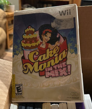Cake Mania In the Mix Nintendo Wii Complete CIB Game Disc Case Manual