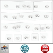 15 Pack Shower Caddy Adhesive Replacements Strong No Drill Hooks Bathroom Shelf