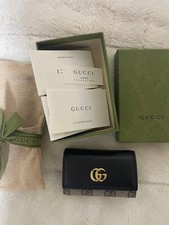 GUCCI Leather Key Case Black from JAPAN