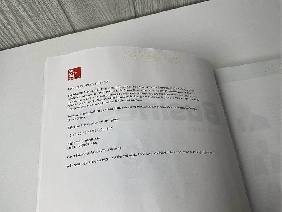 Understanding Business - 12TH Edition - Nickels, McHugh & McHugh - INTL... - Image 4 of 4