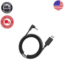 Extra-Long 6.56FT USB to DC3.5 Radar Detector Power Cable - Stable Power Supply