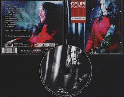DRUPI - BUONE NOTIZIE - CD ALBUM ZYX   2006 - INCL. BONUS VIDEO-TRACK