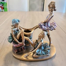 Ballerinas Figurine Dancers Sisters Daughters Ballet Vintage By Seymour Mann