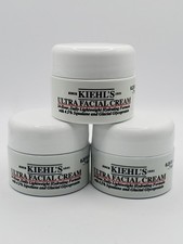 3 Kiehl's Ultra Facial Face Cream - 0.25 Oz / 7ml - Each - NEW - Free Shipping