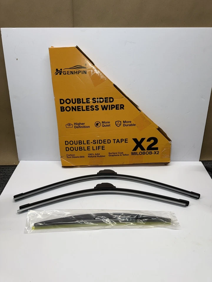 Honda Odyssey Wiper Blades 2005–2022 HGENHPIN Double-Sided Reversible Set - Image 2 of 4