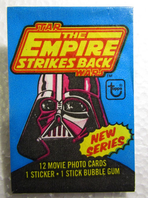 Star Wars The Empire Strikes Back 1980 Topps 133-264 Card Sticker Wrapper Auswahl