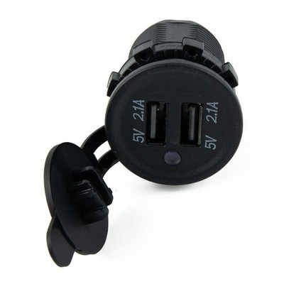Dual Double USB Steckdosenmodul CBE C Line Aufladegerät für Autos und LKWs