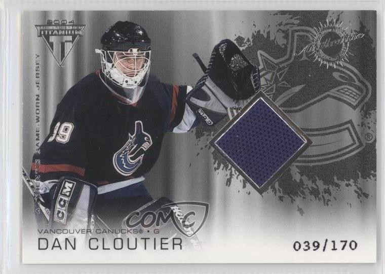 2003-04 Pacific Private Stock Titanium Retail 39/170 Dan Cloutier #187 0v1