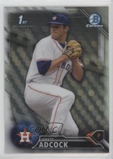 2016 Bowman Draft Chrome Draft Picks Refractor Brett Adcock #BDC-49 1z4
