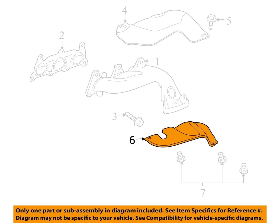 SE ADAPTA A PONTIAC G8 SHIELD EXH MANIF HT 92067227 2008-2009 - NUEVO FABRICANTE DE EQUIPOS ORIGINALES 92067227 Foto 2 de 3