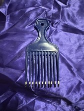 Vintage Goody Lift Comb Hair Pick with Handle Retro 1980-90s Dark Blue