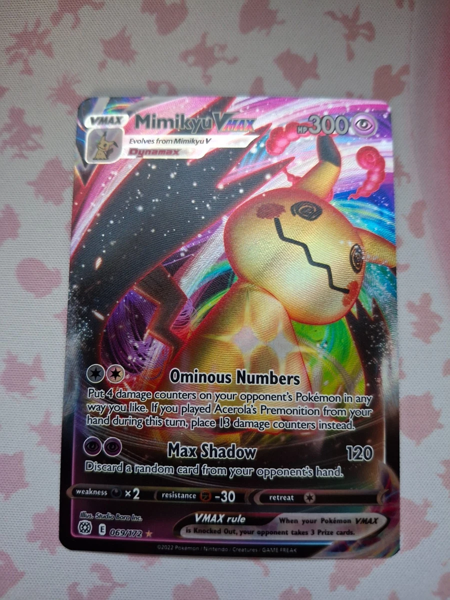 Mimikyu VMAX 069/172 Swsh09: Brilliant Stars for sale | eBay