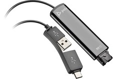 Image of 197029650054 POLY DA75 USB to QD Black Adapter TAA POLY