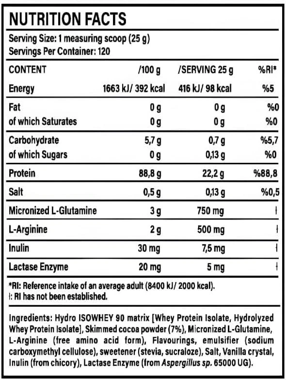 Monster Hydro Whey Protein 3KG Hydrolyzed Protein + FREE BCAA -Black Hammer USA - Bild 3 von 4