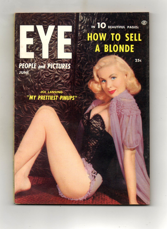 EYE MAGAZINE JUNE 1955.  JOI LANSING, CAROL BLAKE, LISA DANIELS, BARBARA WILSON