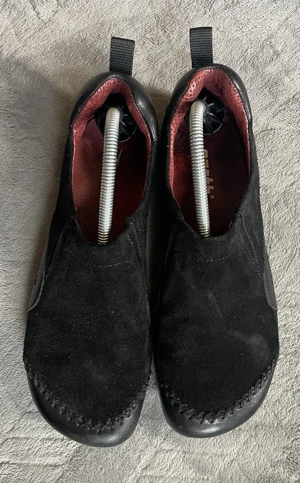 Kalso Earth Womens Radius Caribou Loafer 7B Slip On Flat Shoe Black Leather - Image 3 of 4