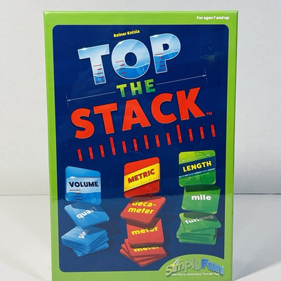 #ad #ad New Sealed Top The Stack Game Math Game $19.99