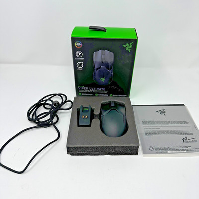 Razer Viper Ultimate Wireless Gaming Mouse with Dock RGB 20K DPI   Pre-Owned