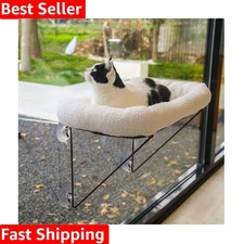 Cat Window Perch - 100 Metal Supported from Below - Comes with Warm Spacious...