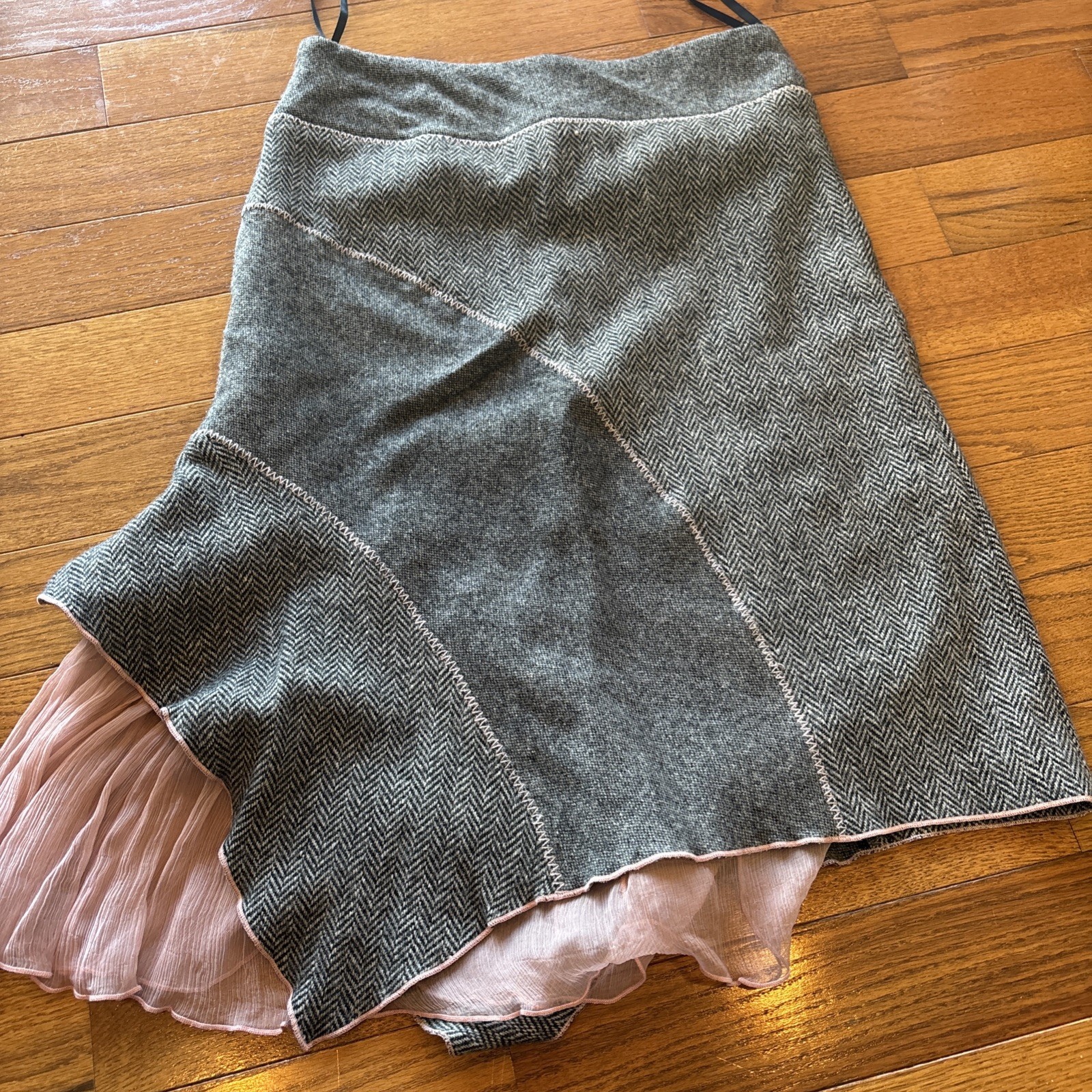 186  VTG Rene Derhy Patchwork 2 Piece Set Skirt J… - image 19