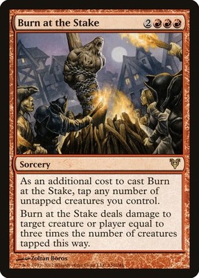 Burn at the Stake [Avacyn Restored] #130 NM MTG