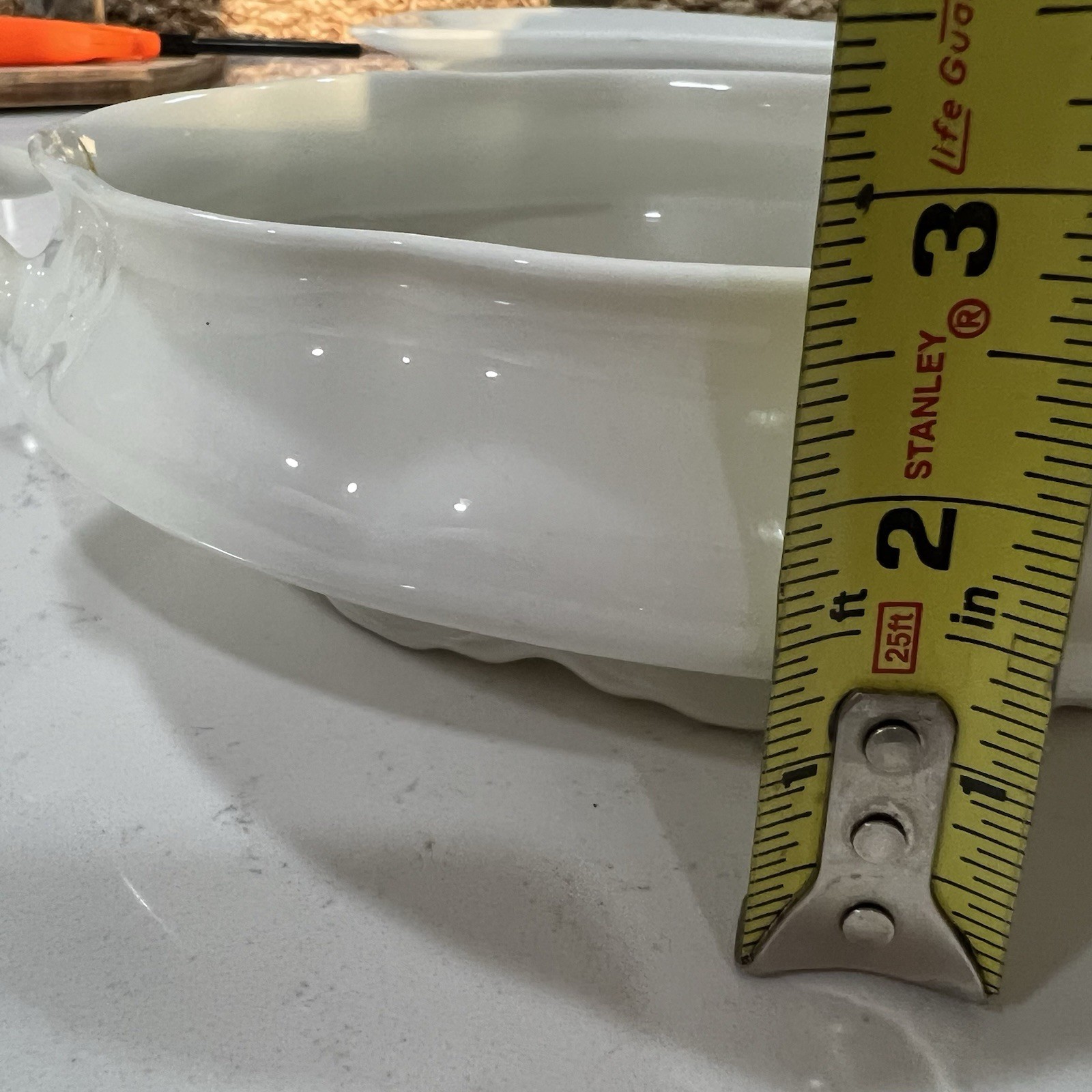 Vintage Covered Dish Tureen Soup Serving Bowl O. P. Co. Syracuse White Lid China