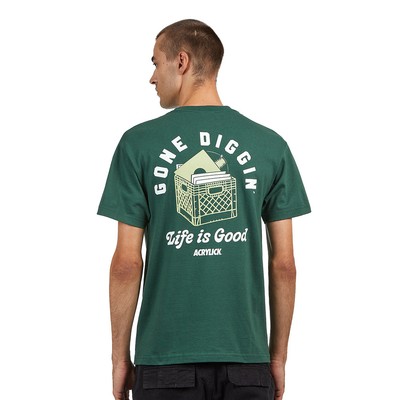 Acrylick - Gone Diggin' T-Shirt Forest Green
