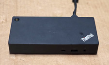 Lenovo ThinkPad Universal USB-C 3 Dock W/ Charger. Powers On As Shown/ASIS