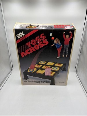 1986 VINTAGE Toss Across Indoor/Outdoor Game Ideal Games Clean