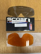 Vintage Scott USA Lexan Goggle Lens Replacement + Oakley Grey Lens both N.O.S.