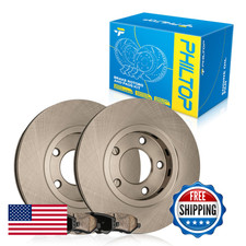 Philtop 11.1 Inch 281 Mm Front Vented Disc Brake Rotors Ceramic Pads Kit