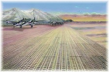 Eduard kits EDK7701 1/72 Scale WW2 ALLIED PSP AIRFIELD  Display Diorama 