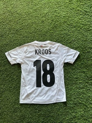 adidas Germany Youth Home Jersey 12/13 Legend Kroos #18 - White | eBay