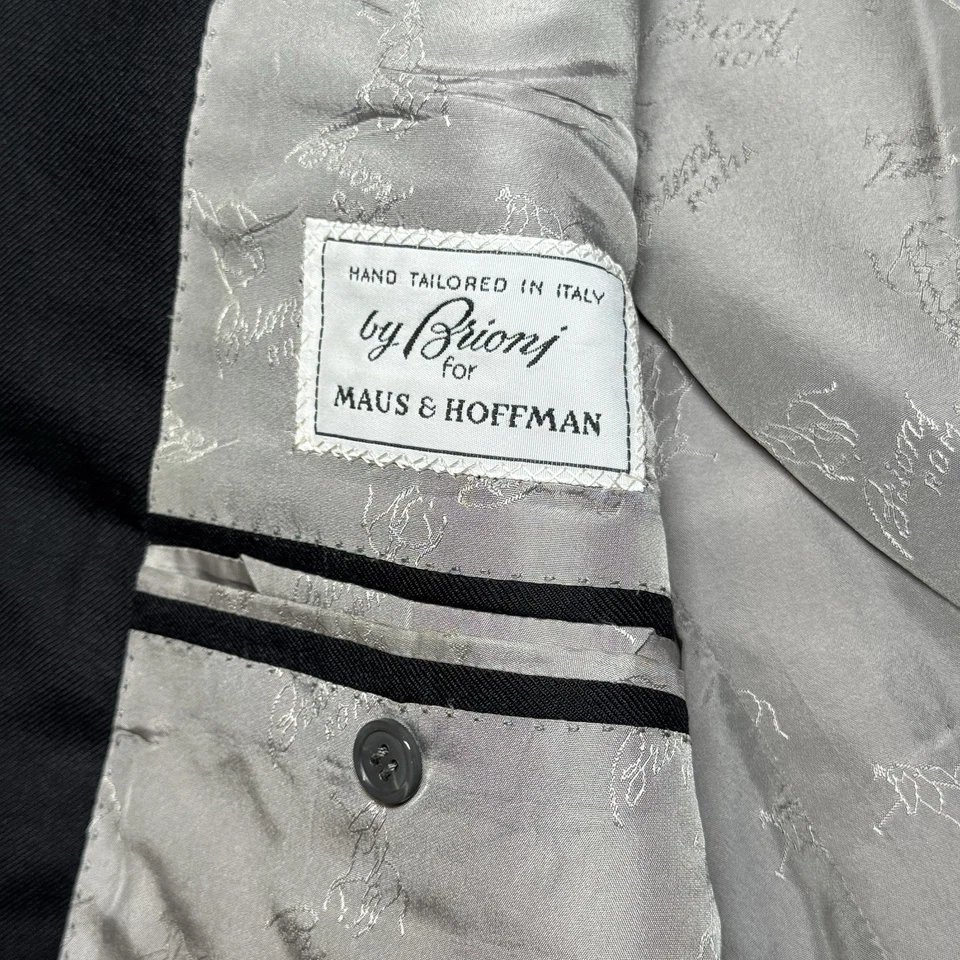 Blazer Brioni Cachemira/Seda, Ropa Oxxford Pantalones a Cuadros Glen Maus & Hoffman De Colección Foto 3 de 4