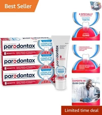 Pure Fresh Mint Toothpaste - 3 x 3.4 oz Tubes for Effective Plaque Removal