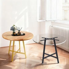 2-Color-Select Coffee Table Base Heavy Duty Desk Base Modern Dinning Table Base