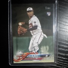 Topps 2018 Update Ozzie Albies Rookie #US162 Atlanta Braves Baseball Card