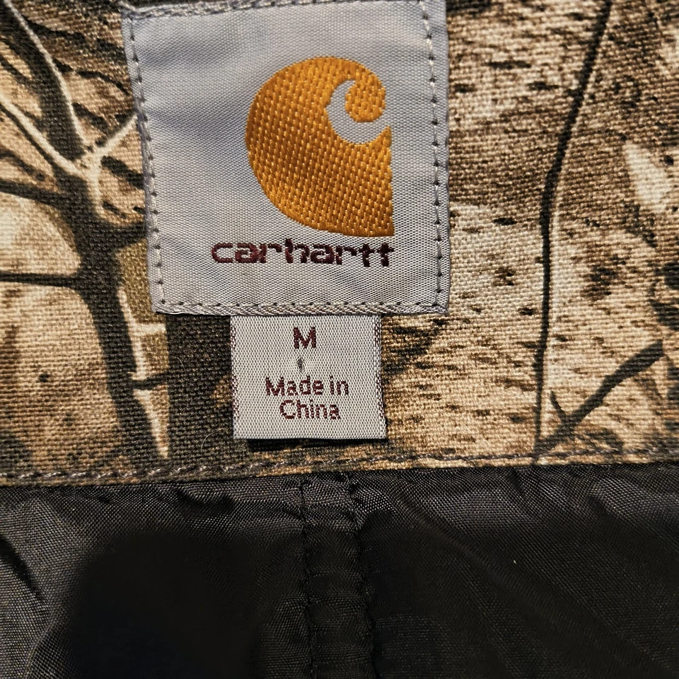 Carhartt Real Tree Xtra Quick Duck 101444 Camo Hunting Jacket Medium Regular Men - Image 3 of 4