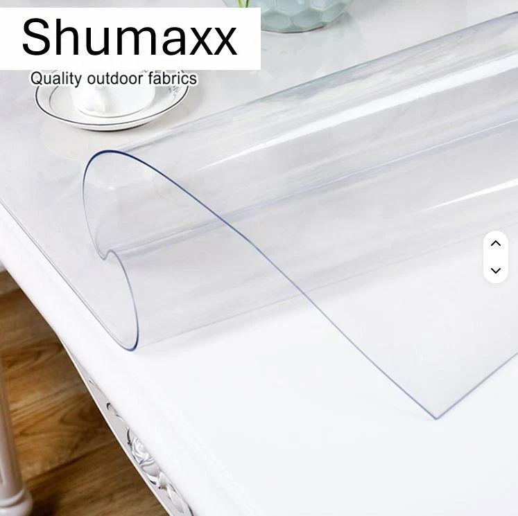 SHUMAXX CLEAR Heavy Duty 650GSM PVC Vinyl Fabric Waterproof Marine Tarpaulin UV Fire Res