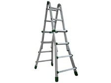 FACAL Scala Alluminio Telescopica 4 + 5  gradini Altezza cm. 456 - BK/3