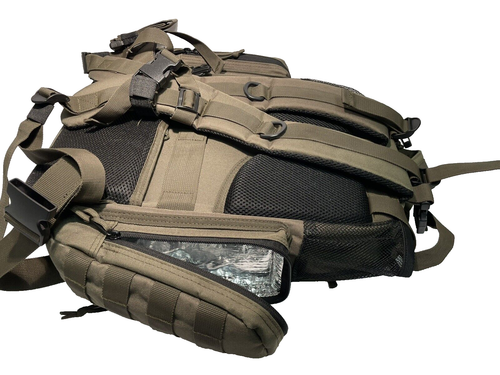 HighSpeedDaddy Baby Diaper Backpack Military, Waterproof Men's Travel Bag Verde - Picture 5 of 8