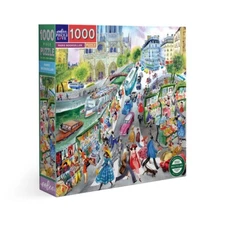 Paris Bookseller 1000 Piece Jigsaw Puzzle eeBoo New