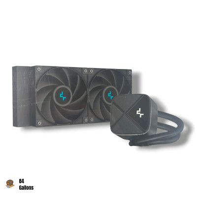 DEEPCOOL LS520S Zero Dark CPU Liquid Cooler GA1851/1700/1200/1151/1150/1155 AM5/