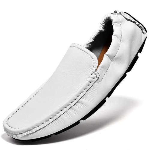 Men's Casual Shoes Soft Loafers Breathable Moccasins Slip-on Driving Shoes - Picture 5 of 29