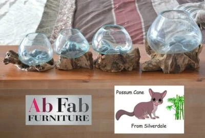 Brand New Large Blown Glass Fish Bowl Vase With