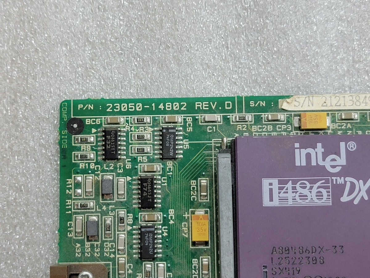 RARE Vintage Daewoo 486 Module System Board w/ A80486DX-33 SX419