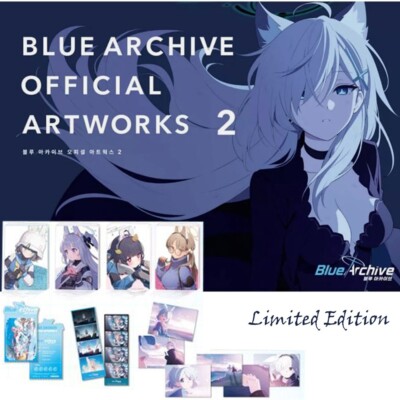 Blue Archive Official Art Works 2 Artbook Limited Edition Korean Version