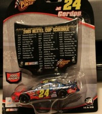 WINNER'S CIRCLE JEFF GORDON DUPONT RIDE  HOOD 2005 NEXTEL SCHEDULE