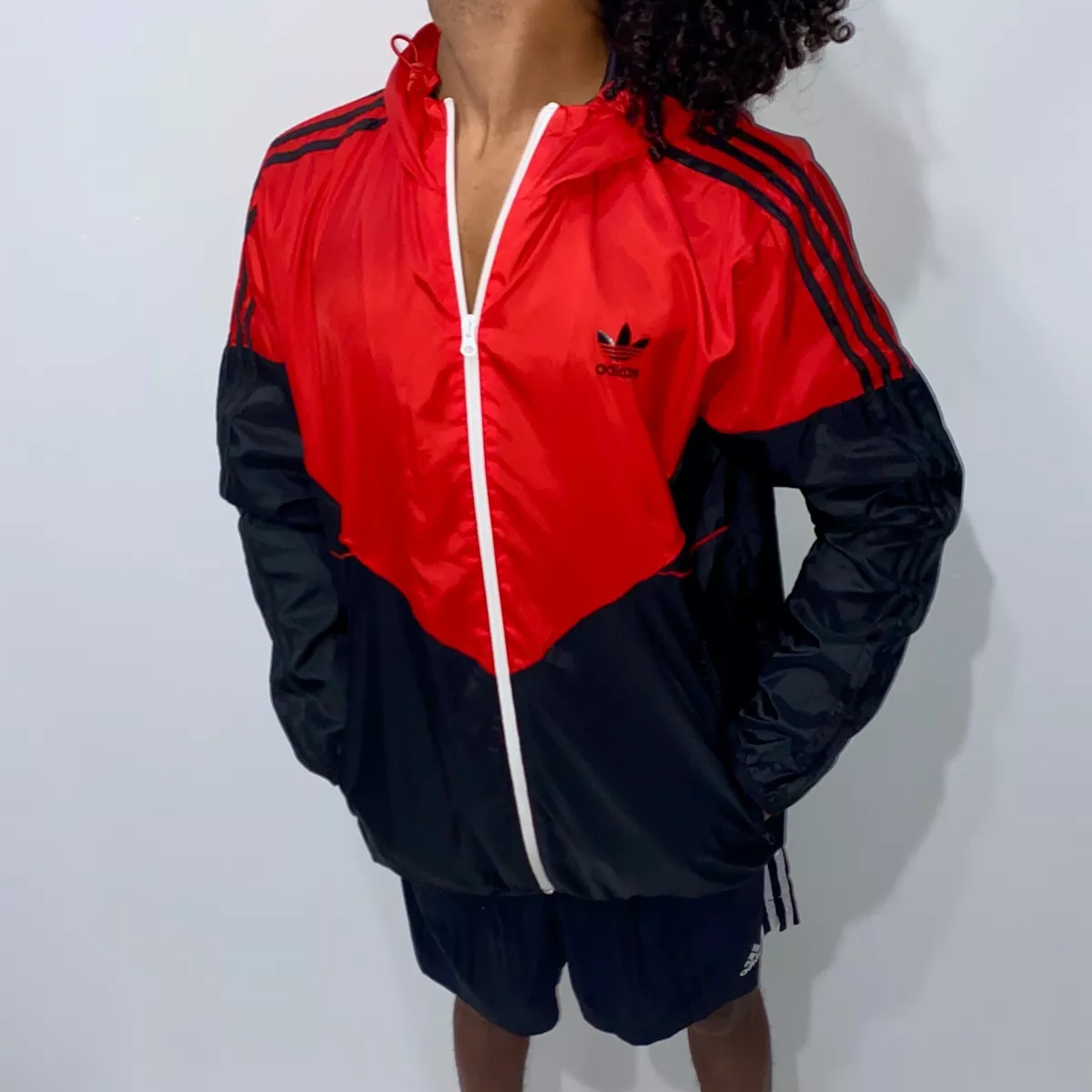 Adidas jacke rot schwarz hotsell